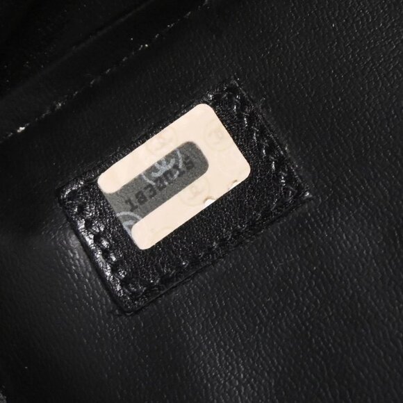 Chanel Black Canvas Lambskin Bicolore 2way Duffle Handbag 155094 - Picture 10 of 10